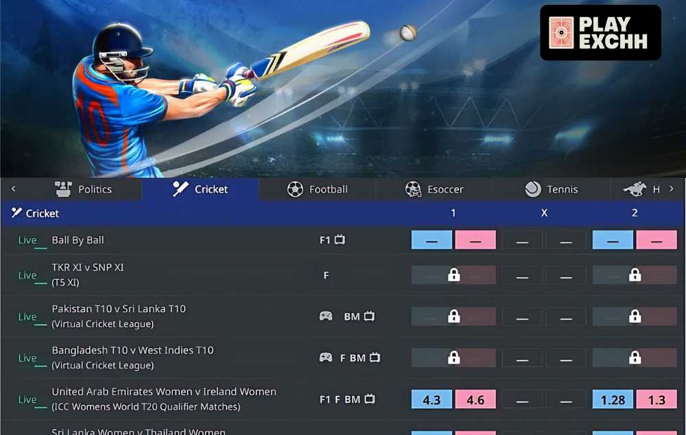 Playexch — India's #1 Online Betting Exchange | Cricket, Casino, Sports